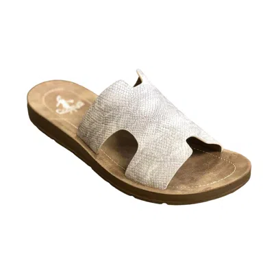 Corkys Footwear Women's Bogalusa Slide In Champagne In White