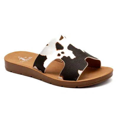Corkys Footwear Women's Bogalusa Slide Sandal In Cow Smooth In Multi