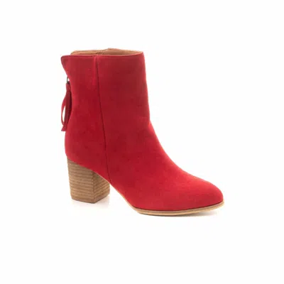 Corkys Footwear Women's Boujee Tassel Boots In Red