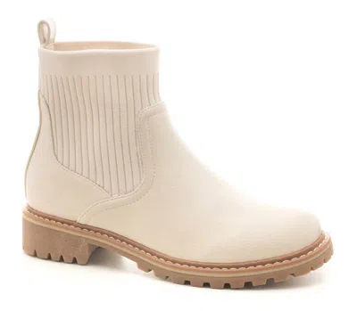 Corkys Footwear Women's Cabin Fever Bootie In Caramel In White