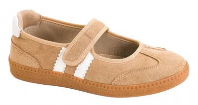 Corkys Footwear Women's Calm Down Faux Suede Flats In Camel In Brown