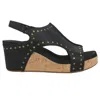 Corkys Footwear Women's Carley Studs Sandals In Black In Black