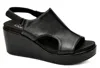 Corkys Footwear Women's Carley Wedge Sandal In Black In Multi