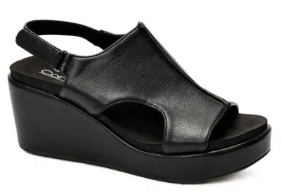 Corkys Footwear Women's Carley Wedge Sandal In Black