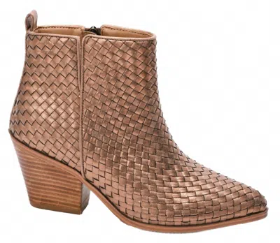 Corkys Footwear Women's Come And Get It Leather Boots In Bronze In Gold