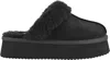 Corkys Footwear Women's Cuddle Up Slippers In Black Faux Suede In Black