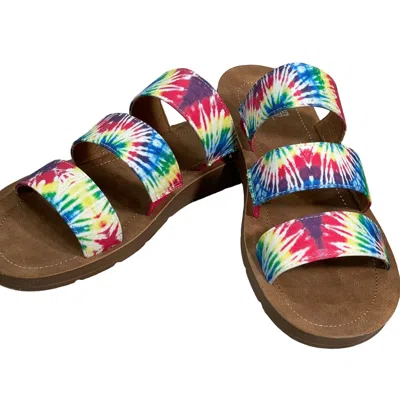 Corkys Footwear Women's Dafne Sandals In Rainbow In Blue