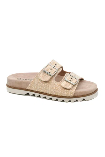 Corkys Footwear Women's Dash Sandal In Raffia In Multi