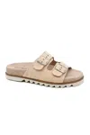 Corkys Footwear Women's Dash Buckle Slip On Sandal In Natural In White