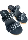 Corkys Footwear Women's Delightful Braided Wedge In Black