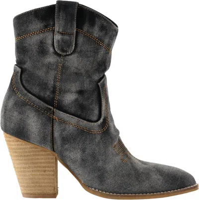 Corkys Footwear Women's Denim Friends In Low Places Boots In Black
