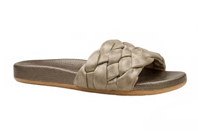 Corkys Footwear Women's Extra Slide-on Sandal In Bronze In Gold