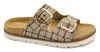 Corkys Footwear Women's Feelin' Saucy Sandals In Tan Plaid In Green
