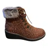 Corkys Footwear Women's Fierce Stride Boots In Brown Leopard In Yellow