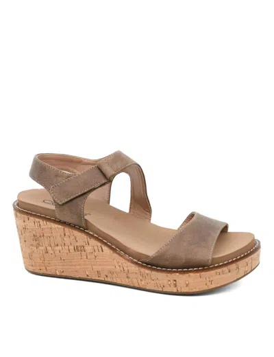 Corkys Footwear Women's Five O'clock Somewhere Wedge In Tan In Black