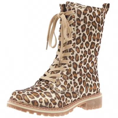 Corkys Footwear Women's Fomo Boot In Gold Leopard In Multi