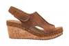 Corkys Footwear Women's For Keeps Wedge In Rust In Multi