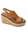 Corkys Footwear Women's Freddie Platform Sandal In Cognac In Brown