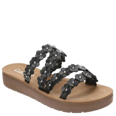 Corkys Footwear Women's Garden Party Slides Sandals In Black