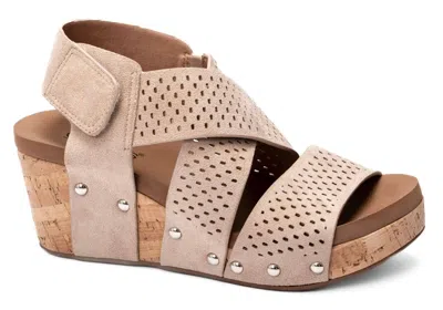 Corkys Footwear Women's Guilty Pleasure Wedge Sandal In Beige