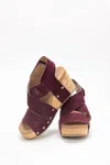 Corkys Footwear Women's Guilty Pleasure Wedge Sandal In Wine