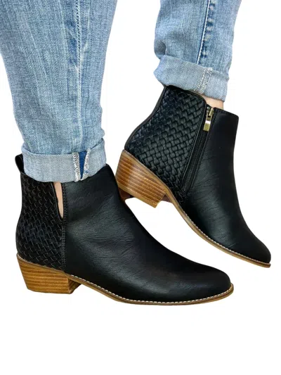 Corkys Footwear Women's Half N Half Black Boots