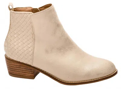 Corkys Footwear Half N Half Booties In White In Multi