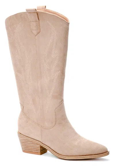 Corkys Footwear Women''s Headliner Heeled Boots In Sand In Beige