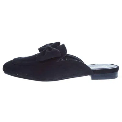 Corkys Footwear Women's Hello Fall Mule In Black Suede In Blue