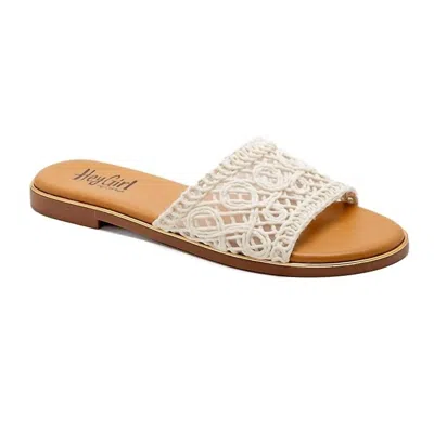 Corkys Footwear Women's Hey Beach Sandal In Natural In White