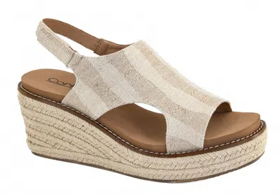 Corkys Footwear Women's K Bye Espadrille Wedge In Sand