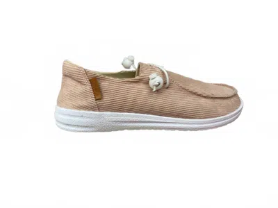Corkys Footwear Women Kayak Corduroy Shoe In Blush In Multi