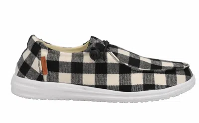 Corkys Footwear Women's Kayak Plaid Shoes In White
