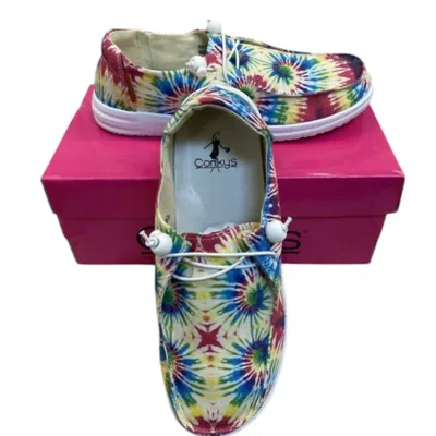 Corkys Footwear Women's Kayak Slip On In Tie Die In Multi