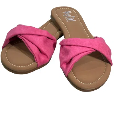 Corkys Footwear Women's Lemonade Slide Sandal In Pink In Multi