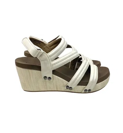 Corkys Footwear Women's Lifeguard Wedge In White