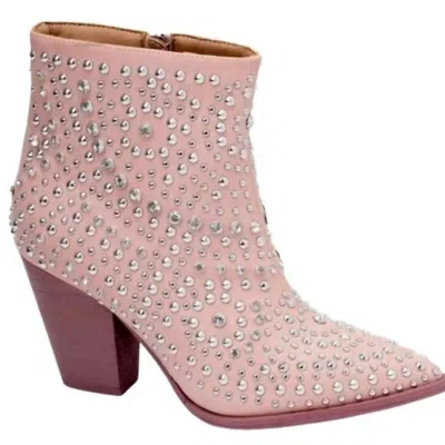 Corkys Footwear Women's Line Dance Cowgirl Boots In Blush In Gold