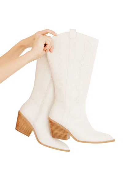 Corkys Footwear Women's Line Dancing Cowboy Boots In White