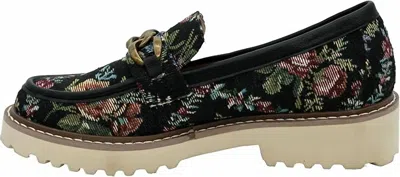 Corkys Footwear Women's Literally Loafer In Black Brocade