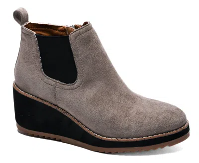Corkys Footwear Women's Love You A Latte Boot In Grey Suede In Multi
