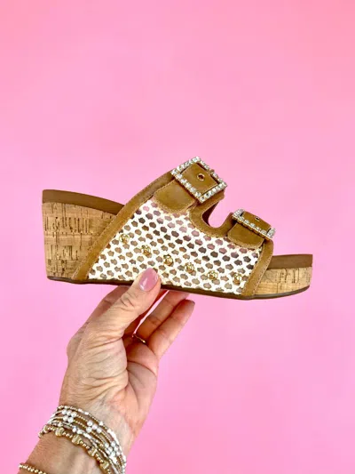 Corkys Footwear Women's Main Squeeze Wedge Sandal In Natural