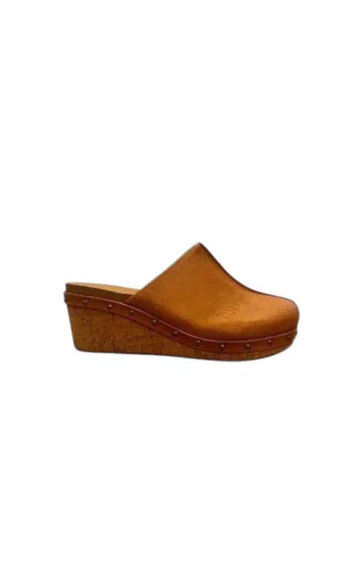 Corkys Footwear Women's Marley Wedge Clogs In Cognac In Brown