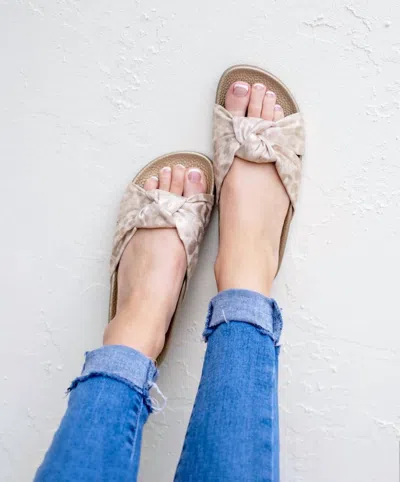Corkys Footwear Women's Matte Sandals In Gold Leopard In Beige