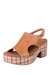 Corkys Footwear Women's Miss Carley Wedge Sandal In Caramel In Brown