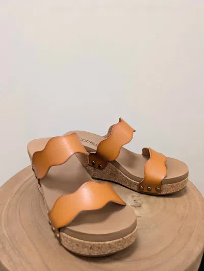 Corkys Footwear Women Obviously Wedge In Cognac Brown