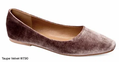 Corkys Footwear Women Over It Flat Shoe In Taupe In Grey