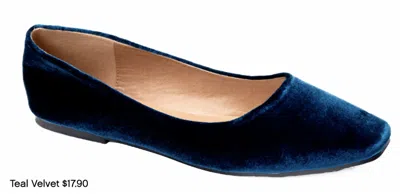 Corkys Footwear Women Over It Flat Shoe In Teal In Blue
