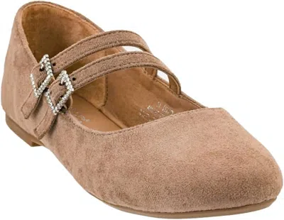 Corkys Footwear Women's Own It Flats In Walnut Faux Suede In Multi
