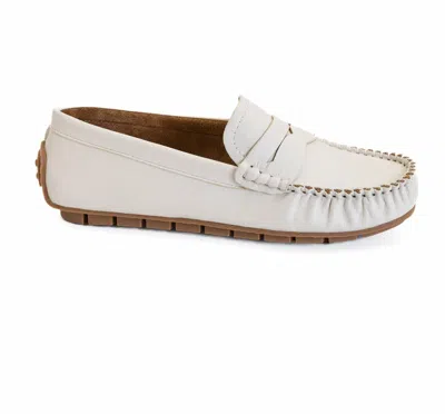 Corkys Footwear Women's Penny For Your Thoughts Loafer In Ivory Pebble In White