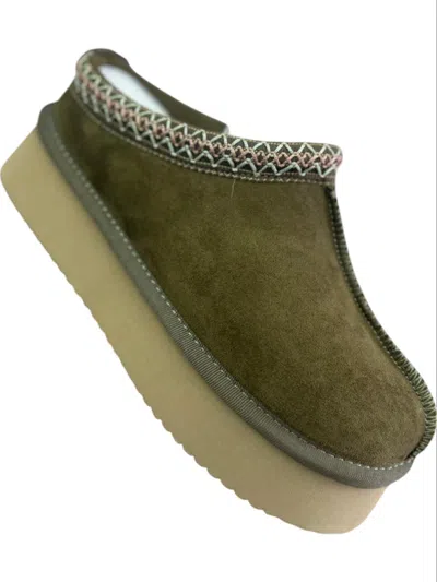Corkys Footwear Women's Pillow Talk Slip On Shoes In Olive Green